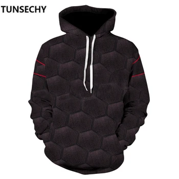

TUNSECHY Brand Men's Hoodies clothing the avengers alliance 3 iron man 3D Digital printing Sweatshirts Free transportation