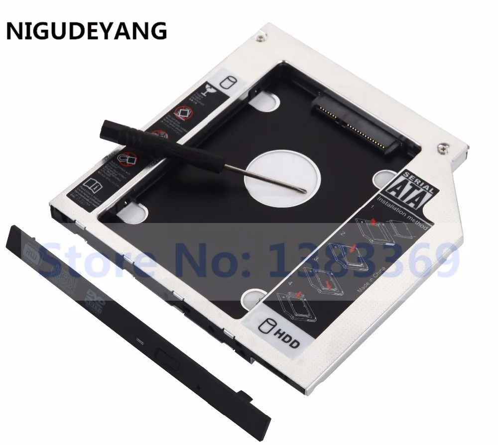 NIGUDEYANG 2-й жесткий диск SSD HDD Caddy для ноутбука Fujitsu Lifebook E733 E734 E743 E753 E754