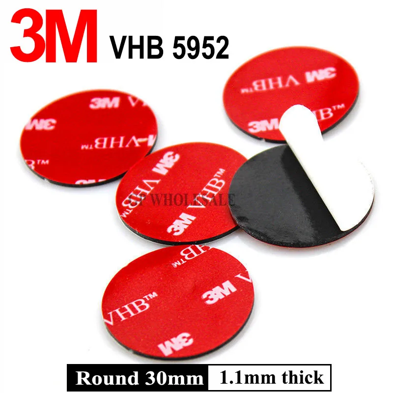 Акция 3M VHB 5952 высококлейкая акриловая клейкая пенопластовая лента черного цвета