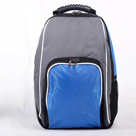 

backpack style outdoor thermal bag blue / red food delivery backpack thick insulated cooler bag