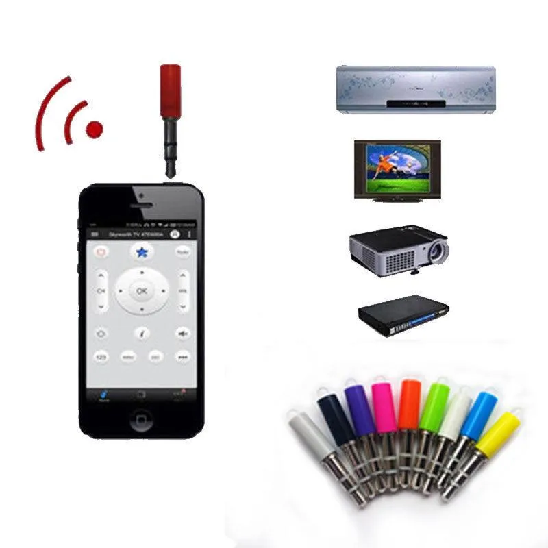 

2019 hot useful Universal Mobilphone Mini Smart Ir Remote Control 3.5Mm Headphone Jack
