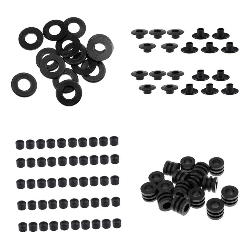 1Set Rubber Washers End Caps Bumper Rod Bearing Foosball Table Football 