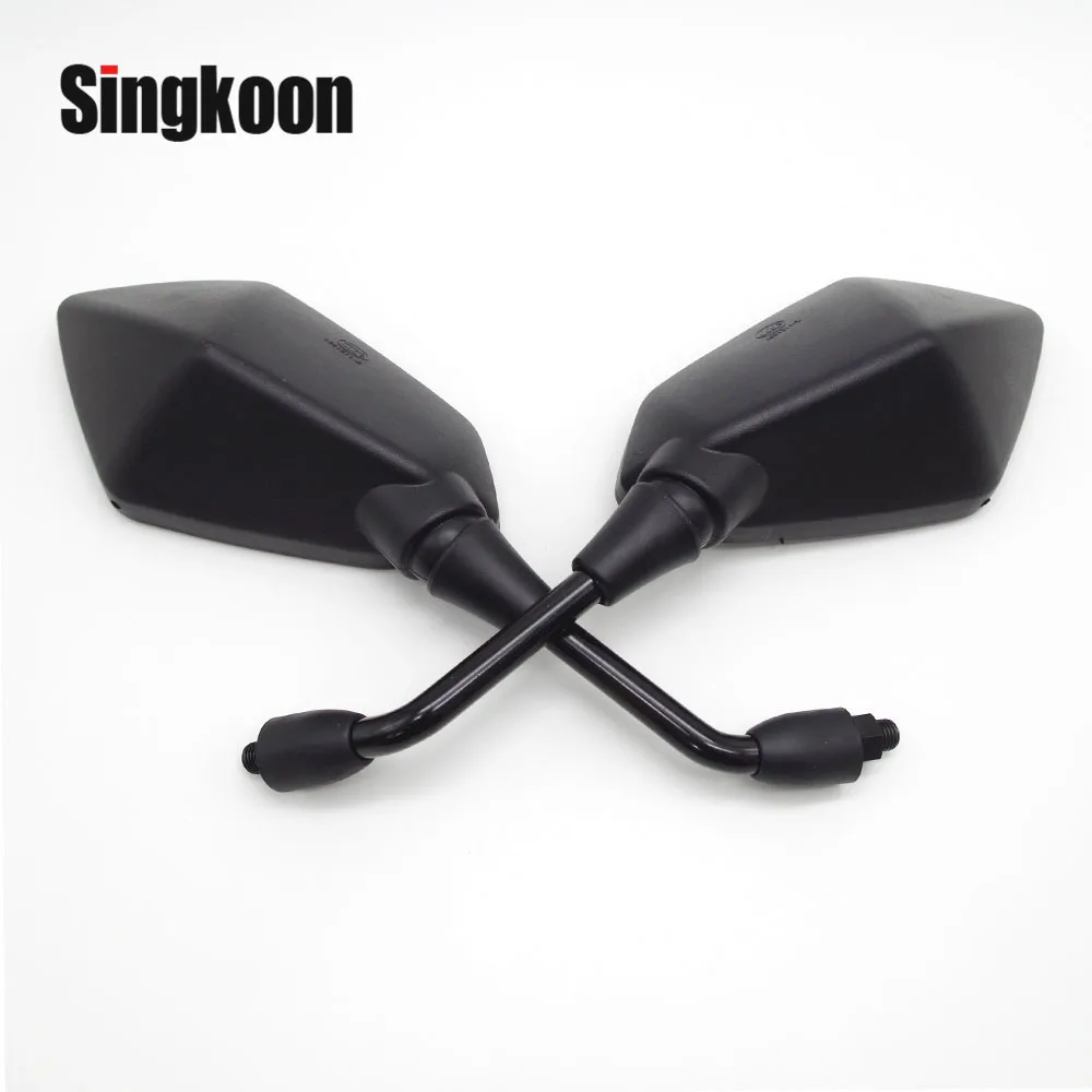 

Universal 10mm M10 Motorcycle Rearview Mirrors Black Scooter Side Mirror FOR Honda cb500x cb650f nc750x Suzuki gsr 600 sv650 KTM