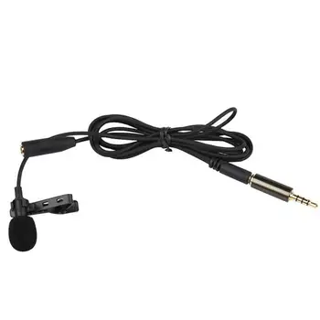 

3.5mm Jack Mini Microphone Lavalier Wired Microphones Mic for iPhone Samsung Hands-free Condenser Microfone Mikrofon A09