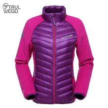 TRVLWEGO Sportswear Hiking 87% White Duck Down Jacket Female Windbreaker Warm Sports Coat Camping Hiking Outing Jackets Women TRVLWEGO Sportswear Hiking 87% White Duck Down Jacket Female Windbreaker Warm Sports Coat Camping Hiking Outing Jackets Women