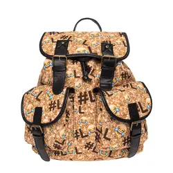 Мода рюкзак Для женщин сумки детей школьный Emoji 3D Priting дамы Винтаж дорожные сумки для школы для девочек-подростков 40164
