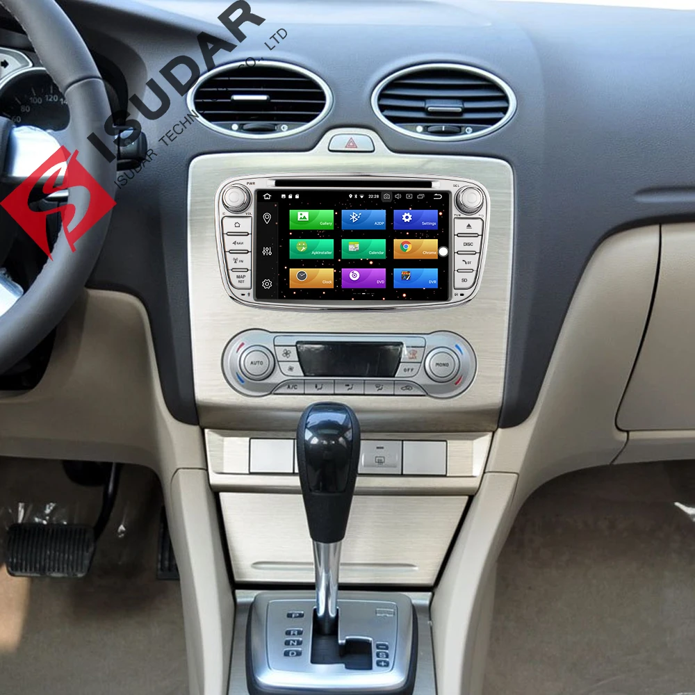 Big Discount Isudar Car Multimedia player Android 8.0 GPS Autoradio 2