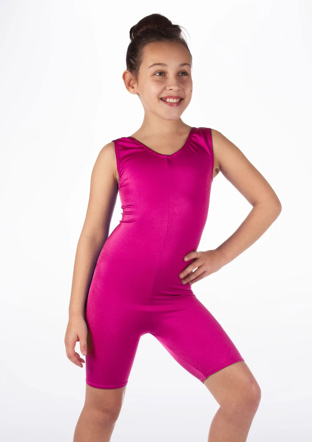  Girls' Dance Basic  Team Tank Biketard  Gymnastics  Unitard For Ballet Dance Class (2)