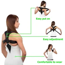 M-L поддержка спины терапия плечо Магнитный Корректор осанки для девочек студент ребенок для мужчин женщин взрослых средства уход