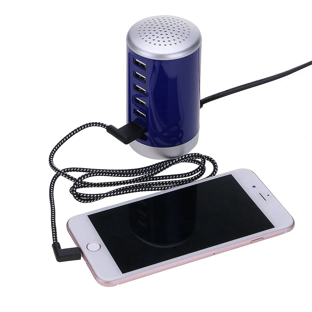 Portable Travel USB Desktop Charger Power Adapter For Multiple Devices