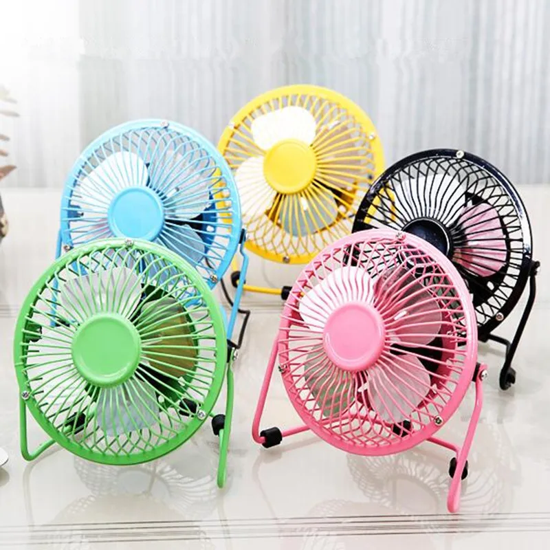 

2019 Mini Portable Metal USB Fan Desk Cooling Fan Quiet Summer Tablet Fan Home Office Use For Computer Laptop PC Plug & Play
