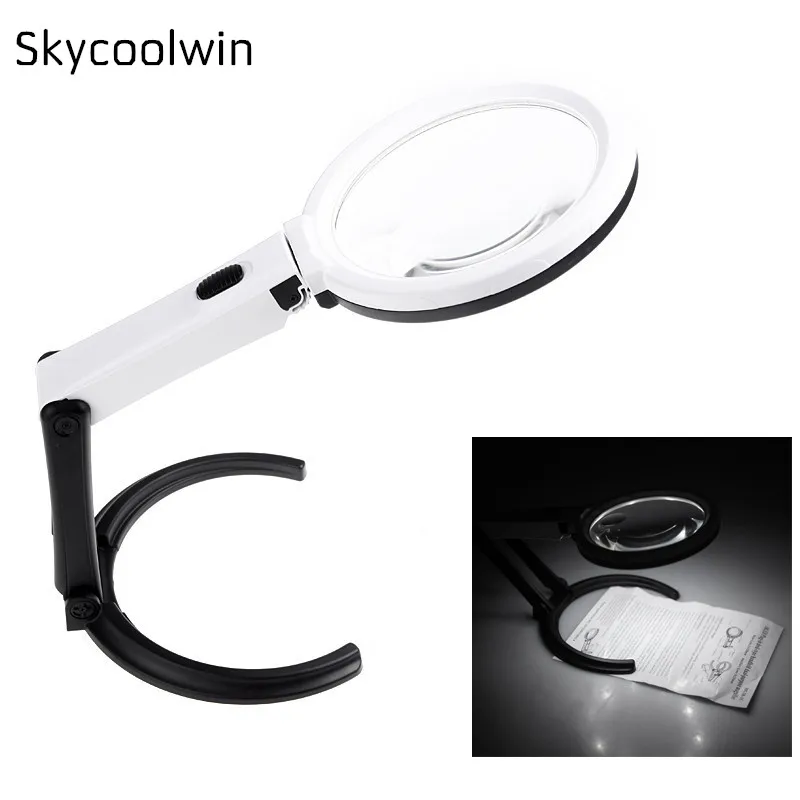 Us 3699 Lampada Da Tavolo Lente Dingrandimento Luce Ricamo 2x Hands Free Lens 5x Lupas Per Il Ricamo Lente Di Ingrandimento Con Led Lente Di