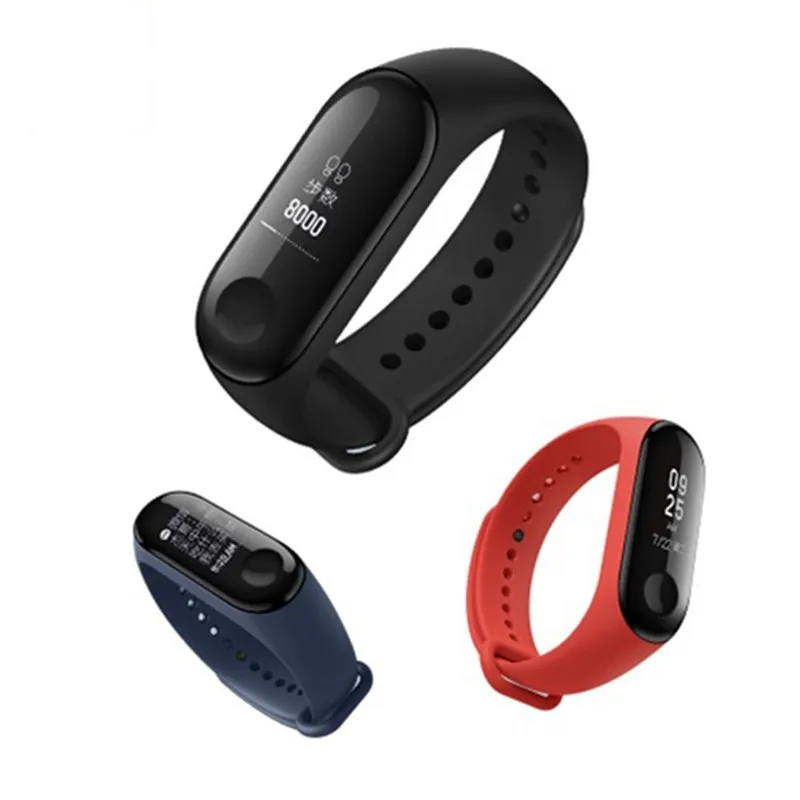 

OLED Display Smart Watch Band Heart Rate Monitor Bracelet International Version Band 3 Sport Wristband Home Sleep Health Care