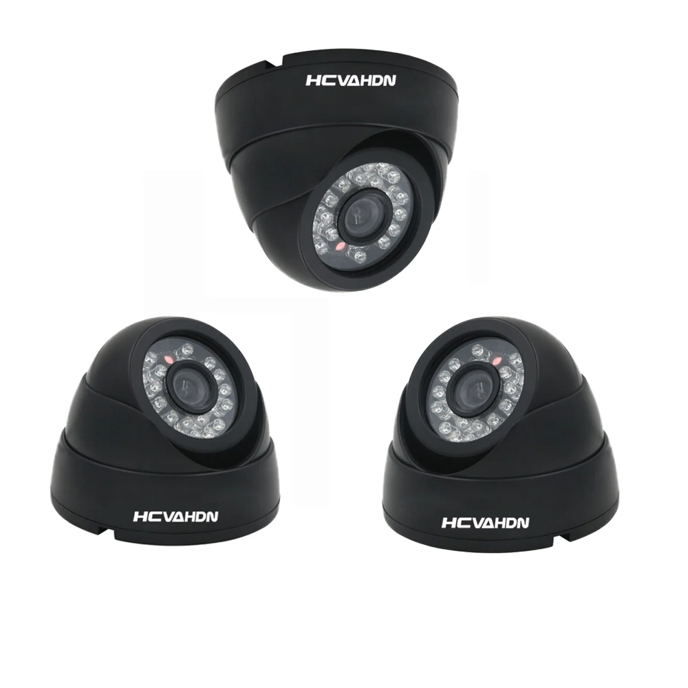 HD купольная 4 канальная система видеонаблюдения 1080P DVR шт. 2.0mp 3000TVL IR cut комнатная