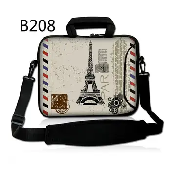 

Paris Laptop bag 17.3 17 15.6 15 14 13.3 13 12 inch Shoulder portable Messenger Women Notebook bag Tower