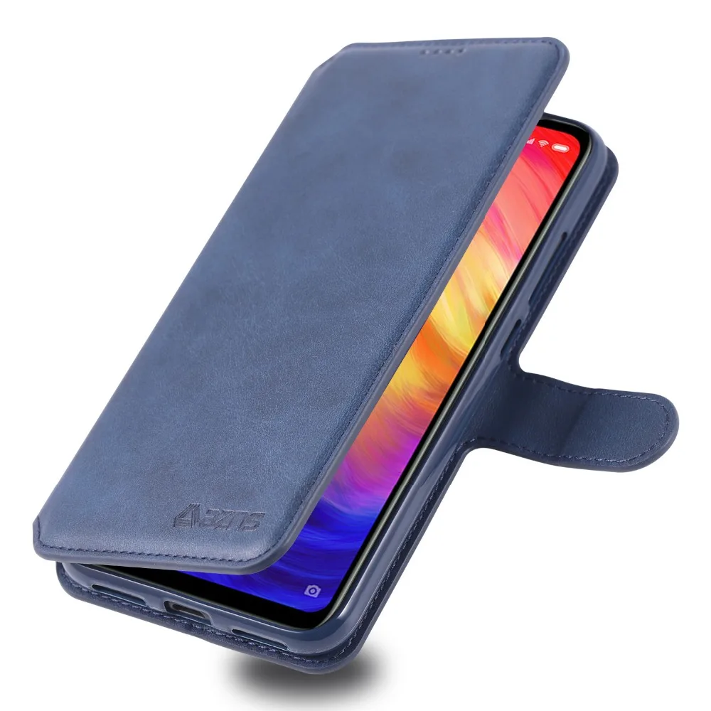 Кожаный флип-чехол для Xiaomi Redmi 7 Funda PU+ TPU противоударный чехол для Xiaomi Redmi 7 Redmi7 Note 7 Note7 Чехол-книжка для телефона s