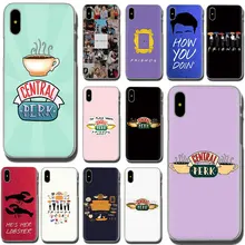 Центральный Perk кофе друзья ТВ шоу жесткий чехол для телефона для iPhone 11 Pro XR XS Max X 8 7 6 6S Plus