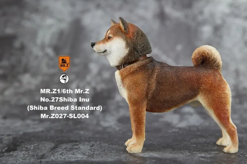 1/6 масштаб рабочая модель собаки японский Шиба ину с двумя сменными головками воротник Тяговая веревка для 12 дюймового действия доступ к