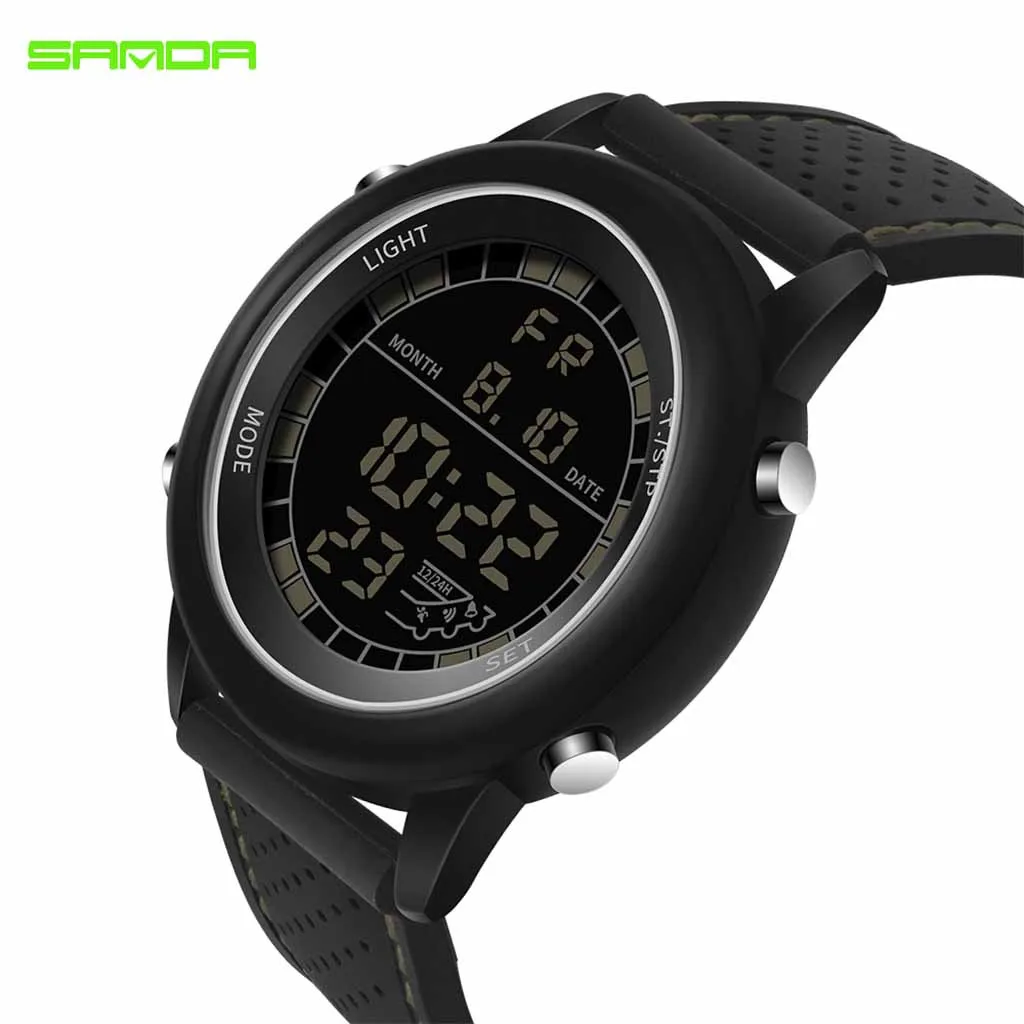 Men Electronic Wrist Watches Waterproof Dual Display Analog Digital LED sport watch Electronic digital Watch gifts Men's wrist