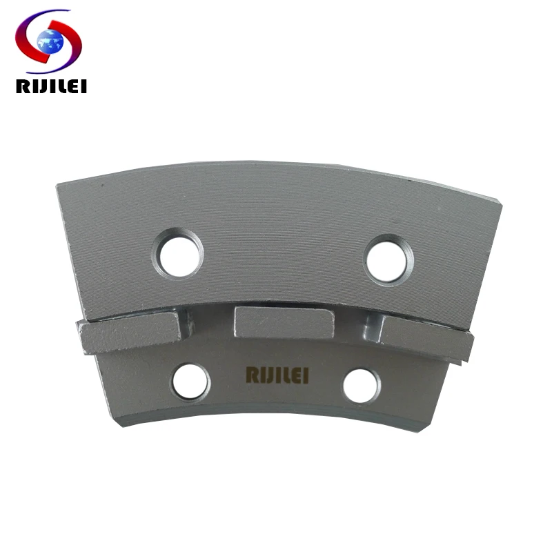 RIJILEI 12Pcs/lot Three segments diamond grinding disk for concrete Grinding disc for floor marble Diamond grinding wheel L401B