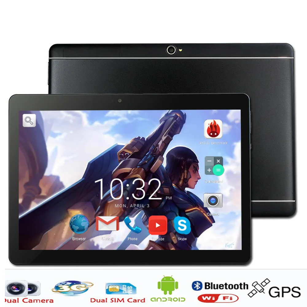 

2018 New 10 inch IPS 1280*800 K108 3g phone call Tablet PC Android 7.0 2GB RAM 16GB/32GB ROM Play Store GPS Tablet PC 10