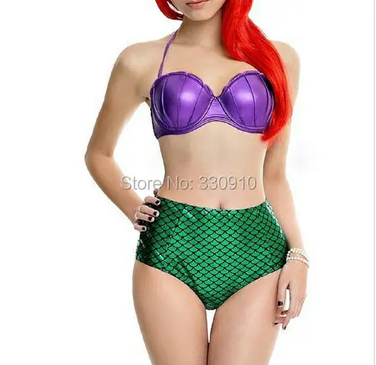 emerald green high waisted bikini