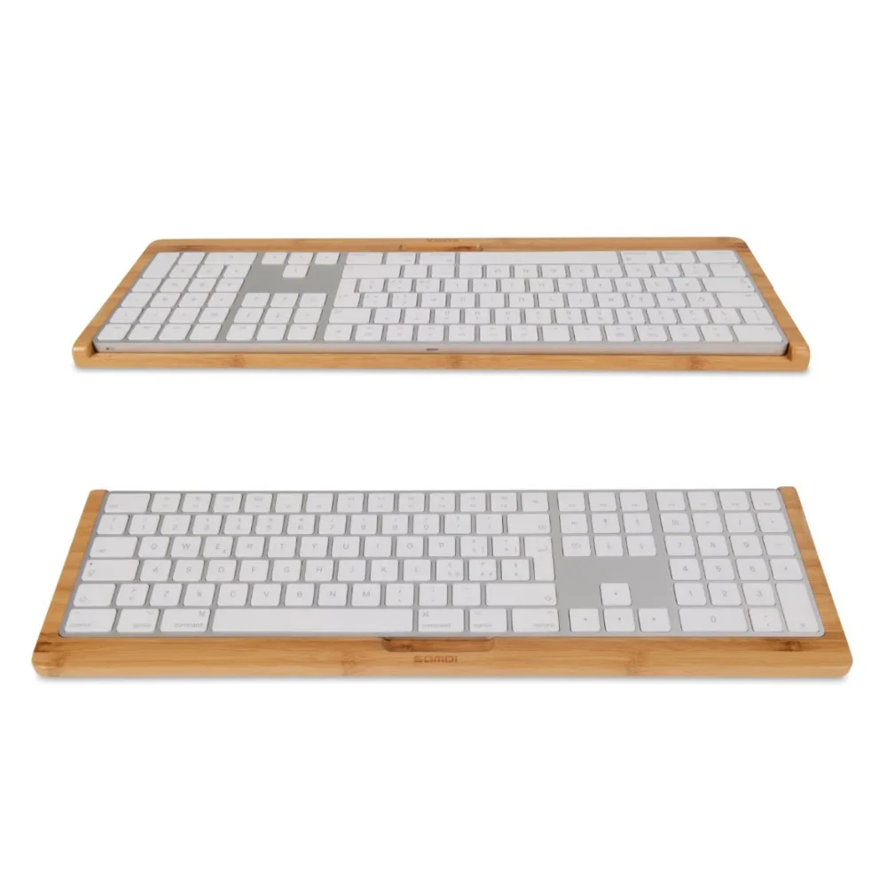  Samdi Wood Bluetooth Keyboard Stand Holder for Apple 2017 Magic Keyboard with Numeric Keypad MQ052L