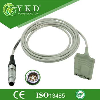 

Metal 5 pin 9ft adult soft tip spo2 sensor for CSI from Chinese manufacture