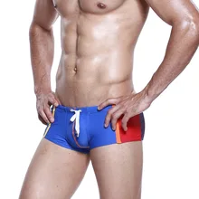 Для мужчин s Плавание костюм плавки для Для мужчин багажник сексуальный для Гея купальники с низкой талией спандекс пляжные шорты для плавания Шорты бикини