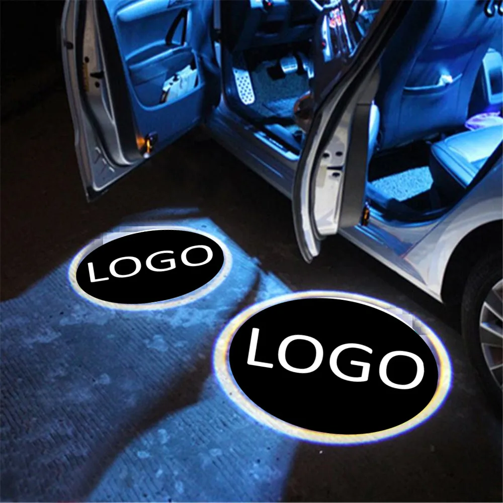 

JingXiangFeng 2X LED Car Door Welcome Light For Skoda Octavia Superb Fabia Roomster Wireless 3D Projector Logo Laser Ghost