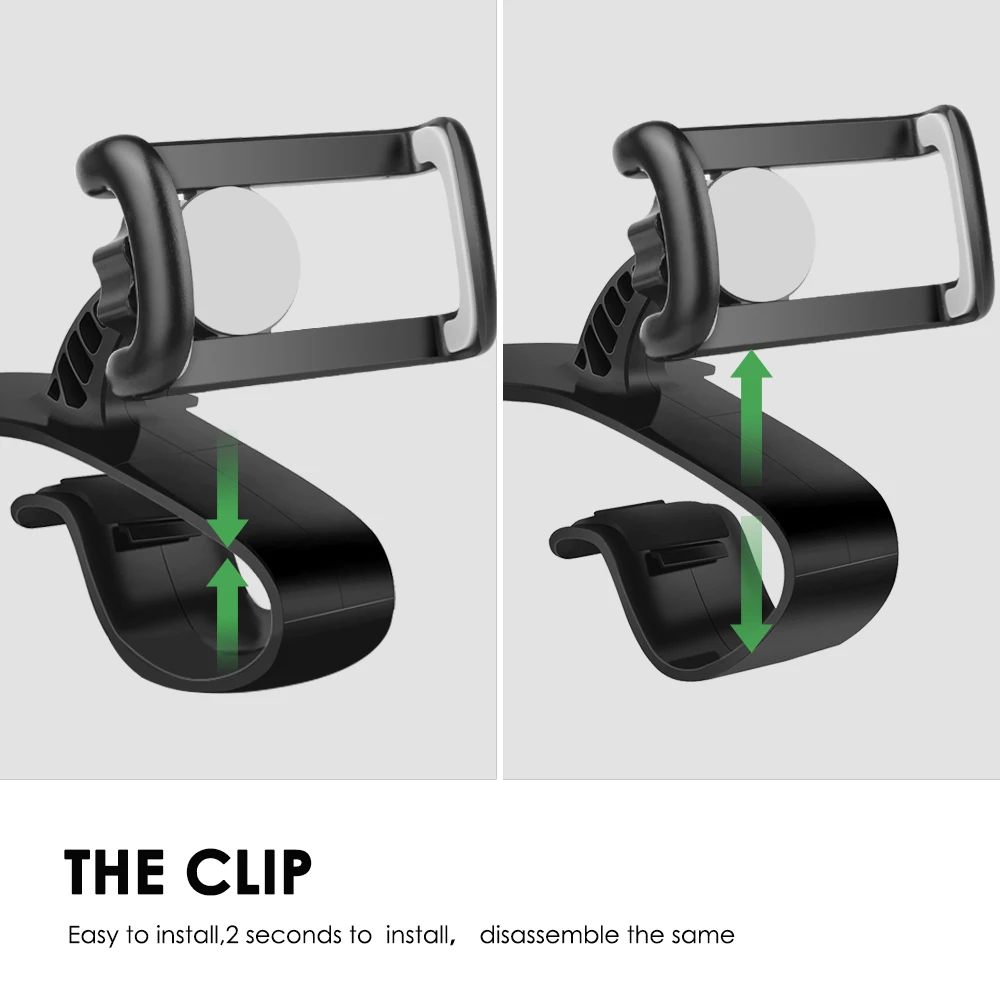 Universal Smartphone Car Phone Holder Mount Clip On Dashboard 360 Rotate Kit Dash board Safe Driving Holder for All Smart Phones Universal Smartphone Car Phone Holder Mount Clip On Dashboard 360 Rotate Kit Dash board Safe Driving Holder for All Smart Phones