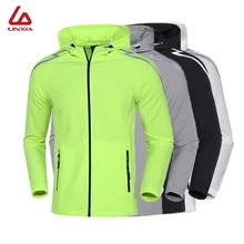 Новейшая куртка для бега UPF30 с длинным рукавом, быстросохнущая Спортивная одежда для фитнеса, ветрозащитная Спортивная одежда для путешествий