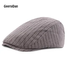 Geersidan мода берет шляпу для Для мужчин Для женщин высокое качество Повседневное унисекс весна берет Кепки лето-осень плоской подошве Кепки в ковбойском стиле