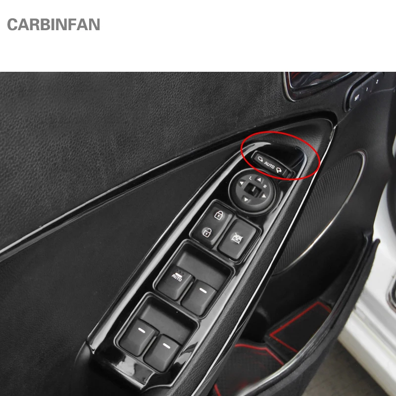 

For Kia K3 2012-2016 2017 car Styling Stainless steel Door window button Control panel cover trim Intrerior Sticker C412