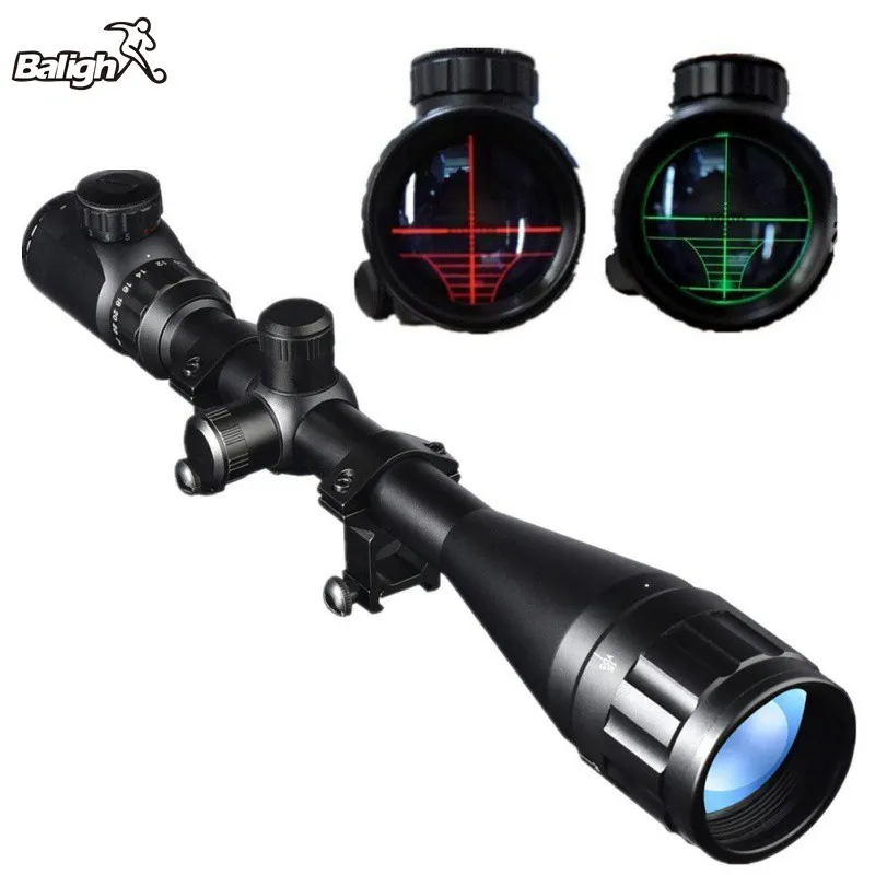 

2018 NEW Outdoor Hunting Laser Sight 6-24x50mm Outdoor Optical Hunting rifle Sight Glow Cross Sight