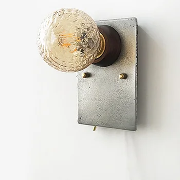 

Aluminim Loft Vintage LED Wall Light Fixtures Copper Bedroom Lamp Back Mirror Wall Lights For Home Lighting Stair Sconce Lamps