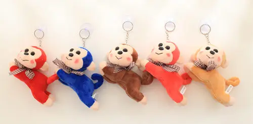monkey plush pendant toy key chain gift animal soft 28