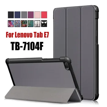 

For Lenovo Tab E7 TB-7104F Business 7.0inch Tablet Painted Print PU Slim Magnetic Folding Stand Leather Flip Cover Case