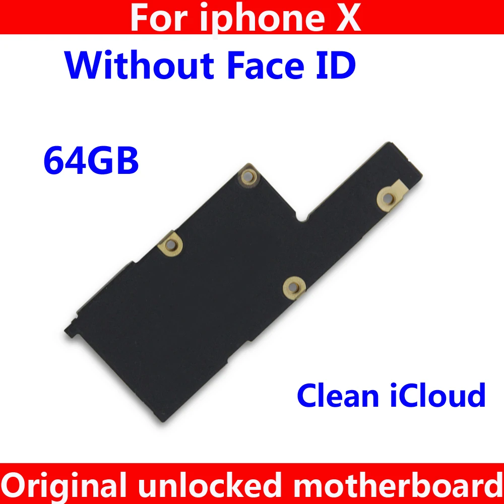 64GB Original motherboard For iphone X without Face ID