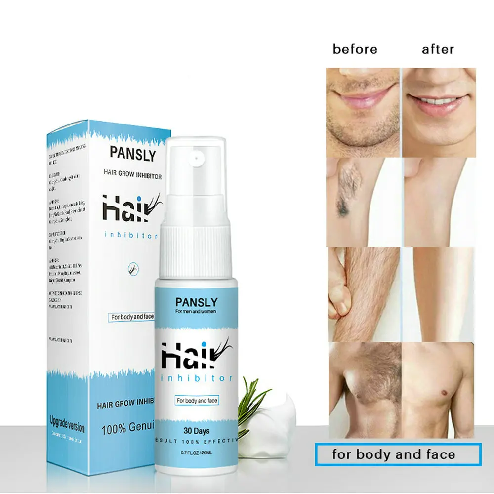

5 Pcs/Lot Hair Growth Removal Inhibitor Serum Oil Spray Beard Bikini Intimate Face Legs Body Armpit Painless Hair Remover