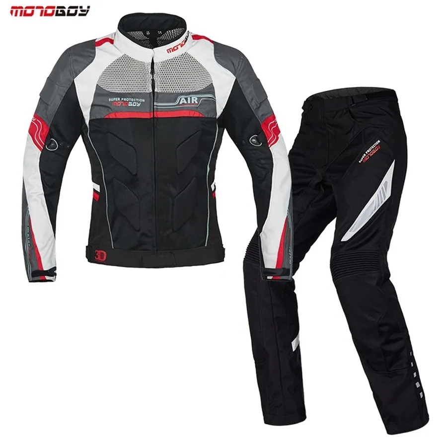1 комплект, мотоциклетная куртка с дышащей сеткой для мальчиков на лето и весну и штаны с подкладкой из 9 предметов