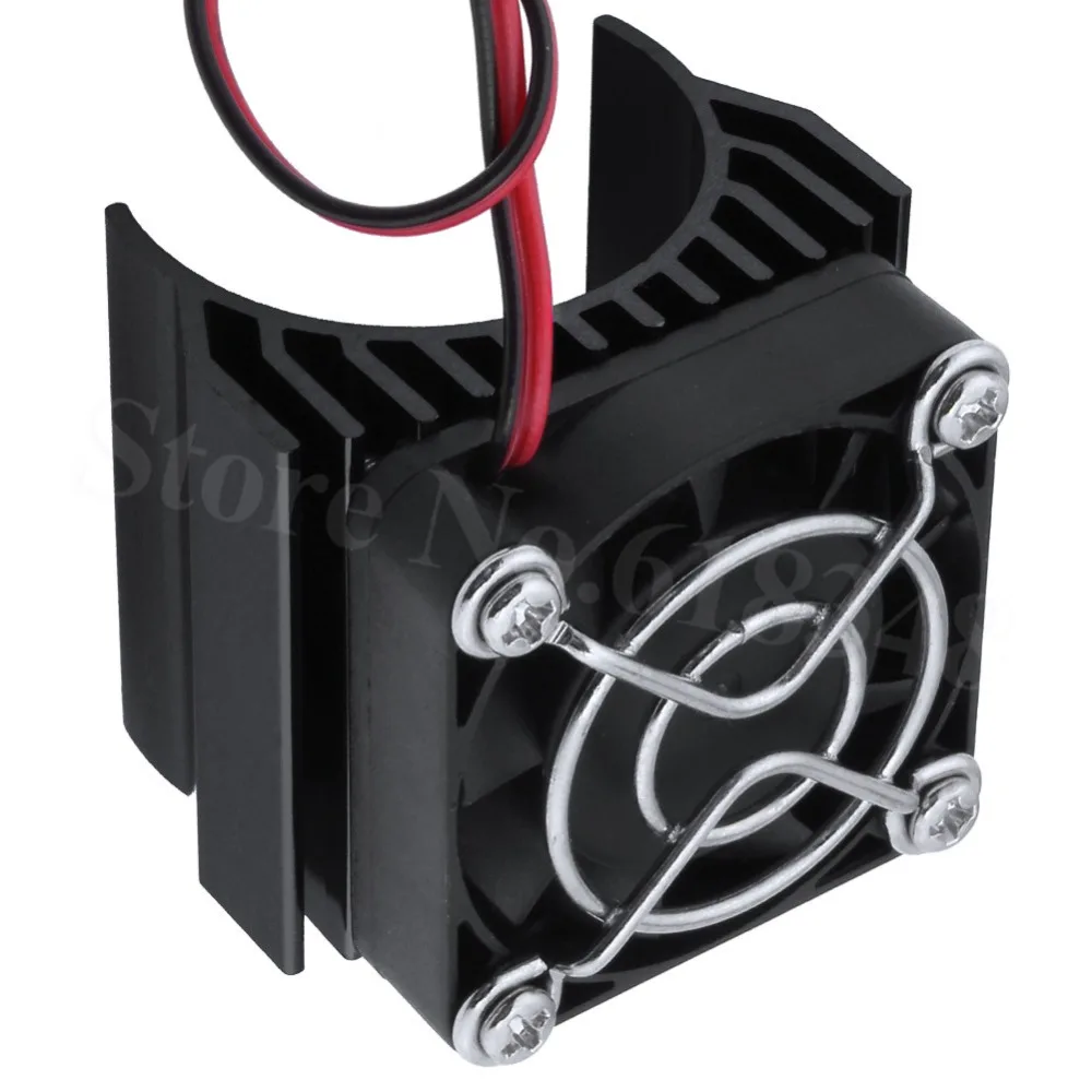 RC parts Electric 540 550 Motor Heat Sink Cover + Cooling Fan Heatsink 1/10 For HSP Himoto