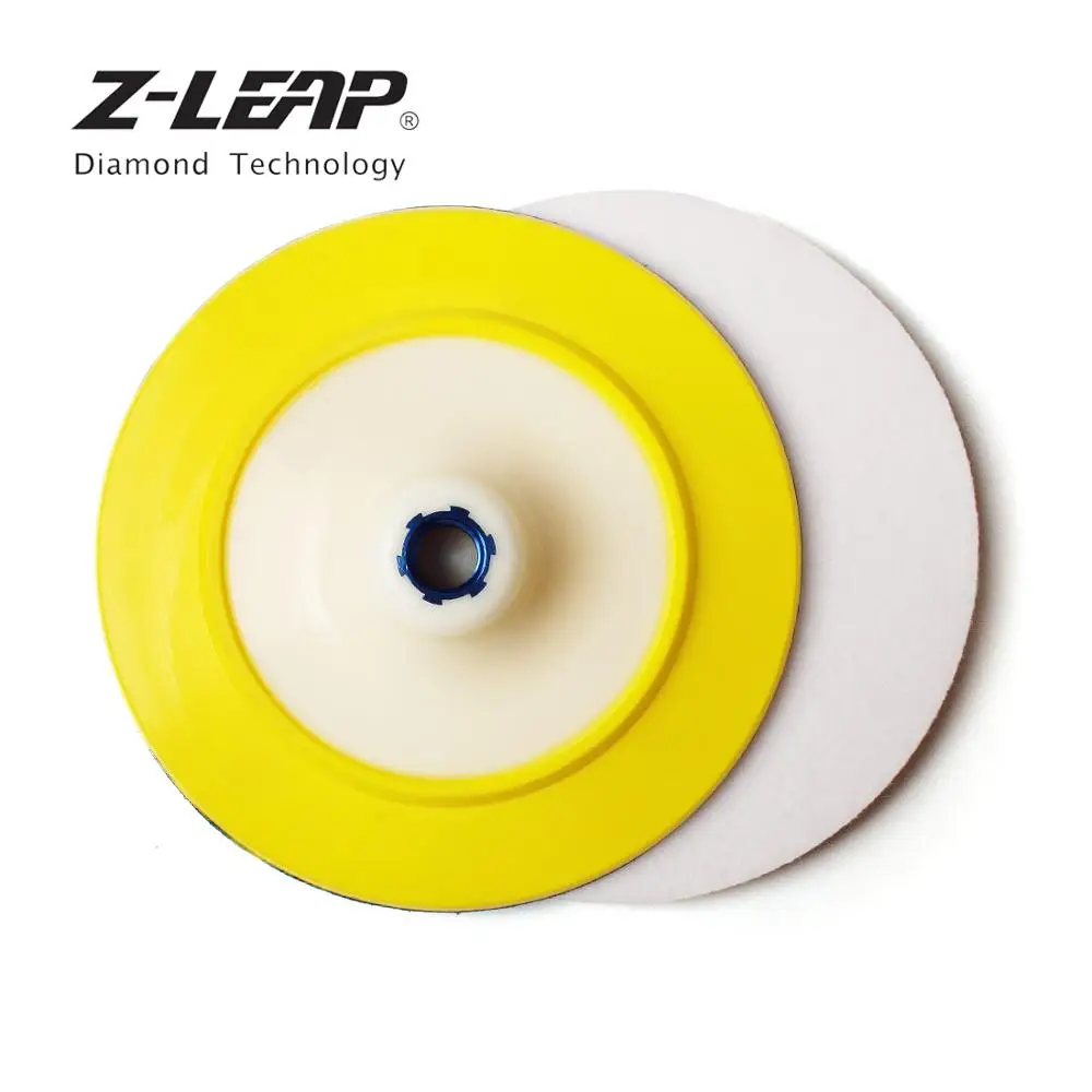 

Z-LEAP 7" Wool Felt Polishing Pad Buffing Wheel With M14 Or 5/8-11 Thread Backer Pad Glass Plastic Metal Stone Cleaning Sanding