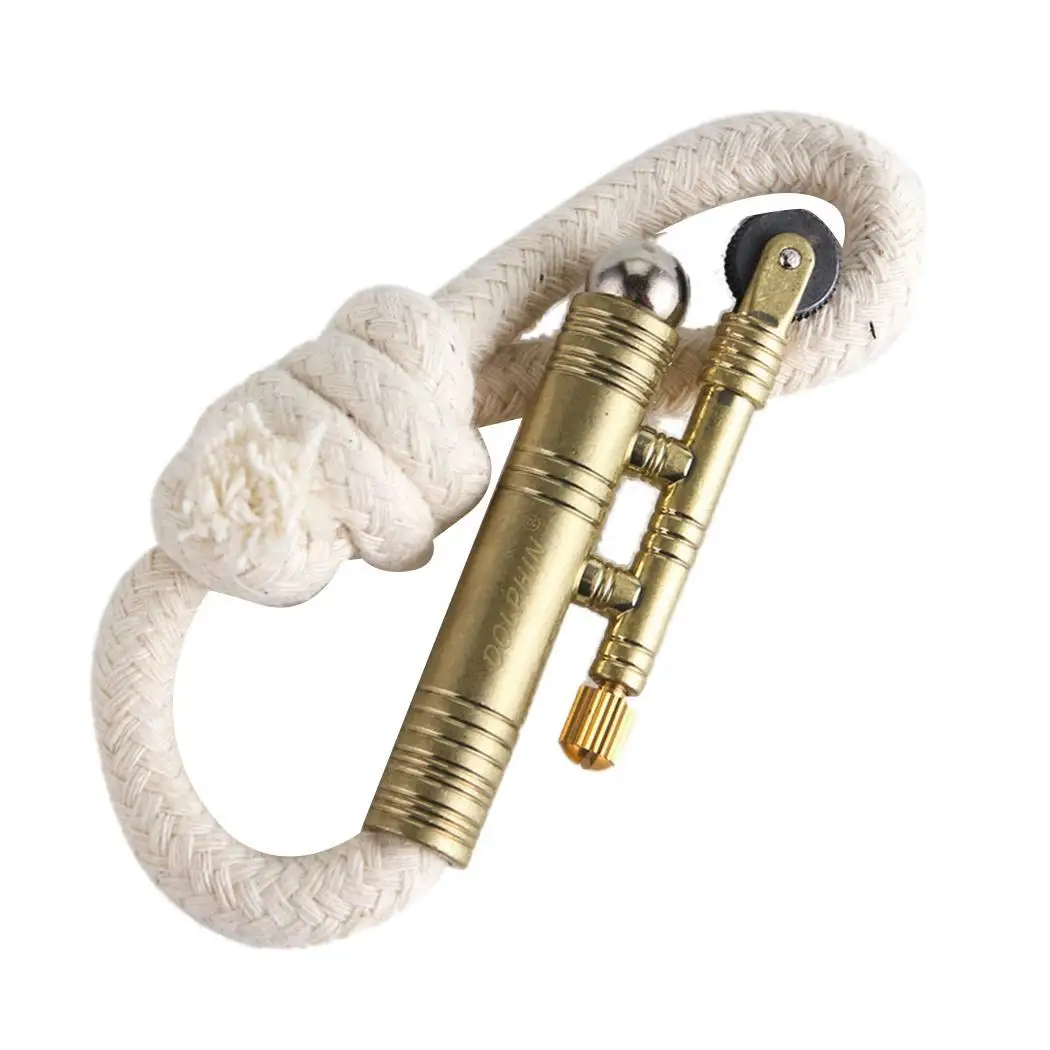 Металлическая веревка бархатная зажигалка для кемпинга на открытом воздухе 141 мм/5,6 дюймов пожарный стартер золото, серебро, бронза