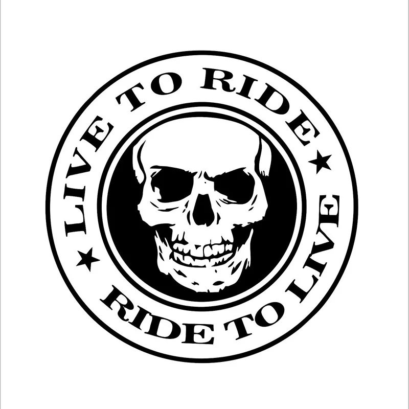 Live to Ride Sticker Car font b Motorcycle b font font b Helmet b font Decal