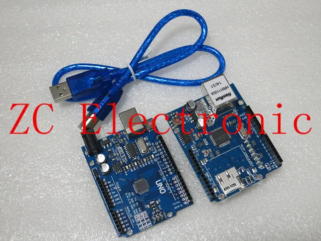 Бесплатная доставка! Ethernet W5100 расширение сети плата расширения SD карты Щит для arduino с ООН R3 MEGA328P и usb кабель