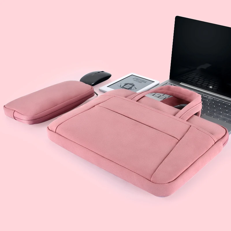 

Laptop Bag 13 14 15.6 Inch Waterproof Notebook Bag for Macbook air mac pro Dell Lenovo Computer Shoulder Handbag Briefcase Bag