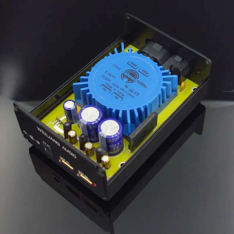 ZEROZONE Hifi 15 Вт 5 в USB линейный регулятор питания для CAS XMOS Raspberry Pi L14-22