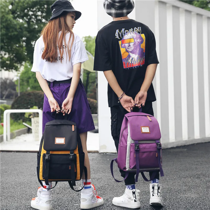 Menghuo cubierta Mochila de ocio de las mujeres de viaje portátil mochilas para hombres Mochila de Nylon impermeable adolescentes estudiante bolsas de la escuela