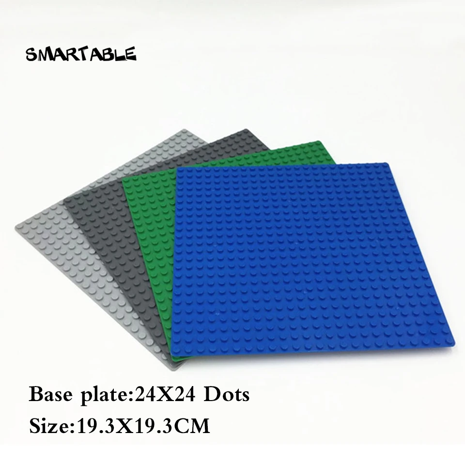 Основание Smartable 24x24 строительные блоки MOC детали логотип креативные игрушки